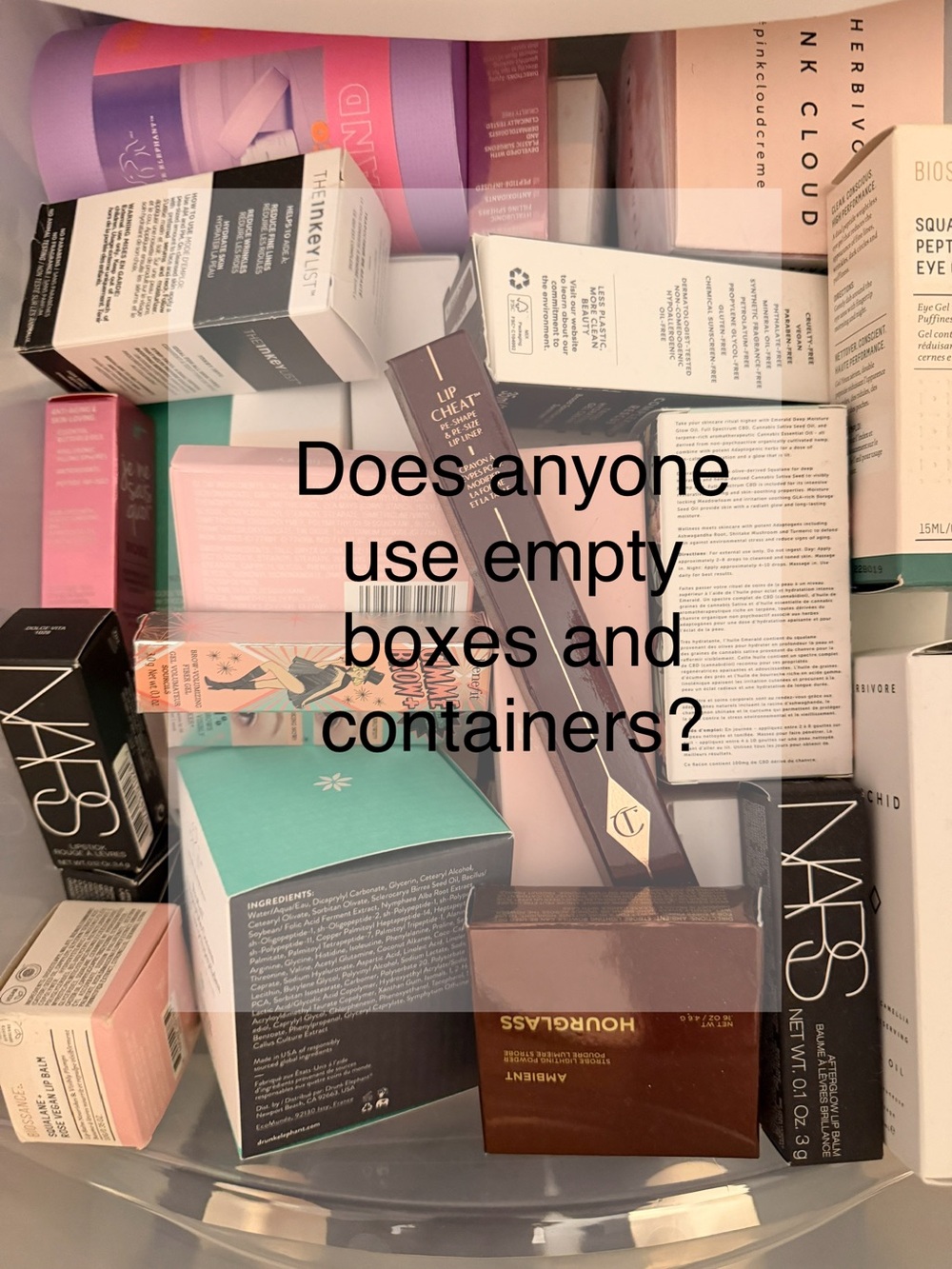 Empty boxes